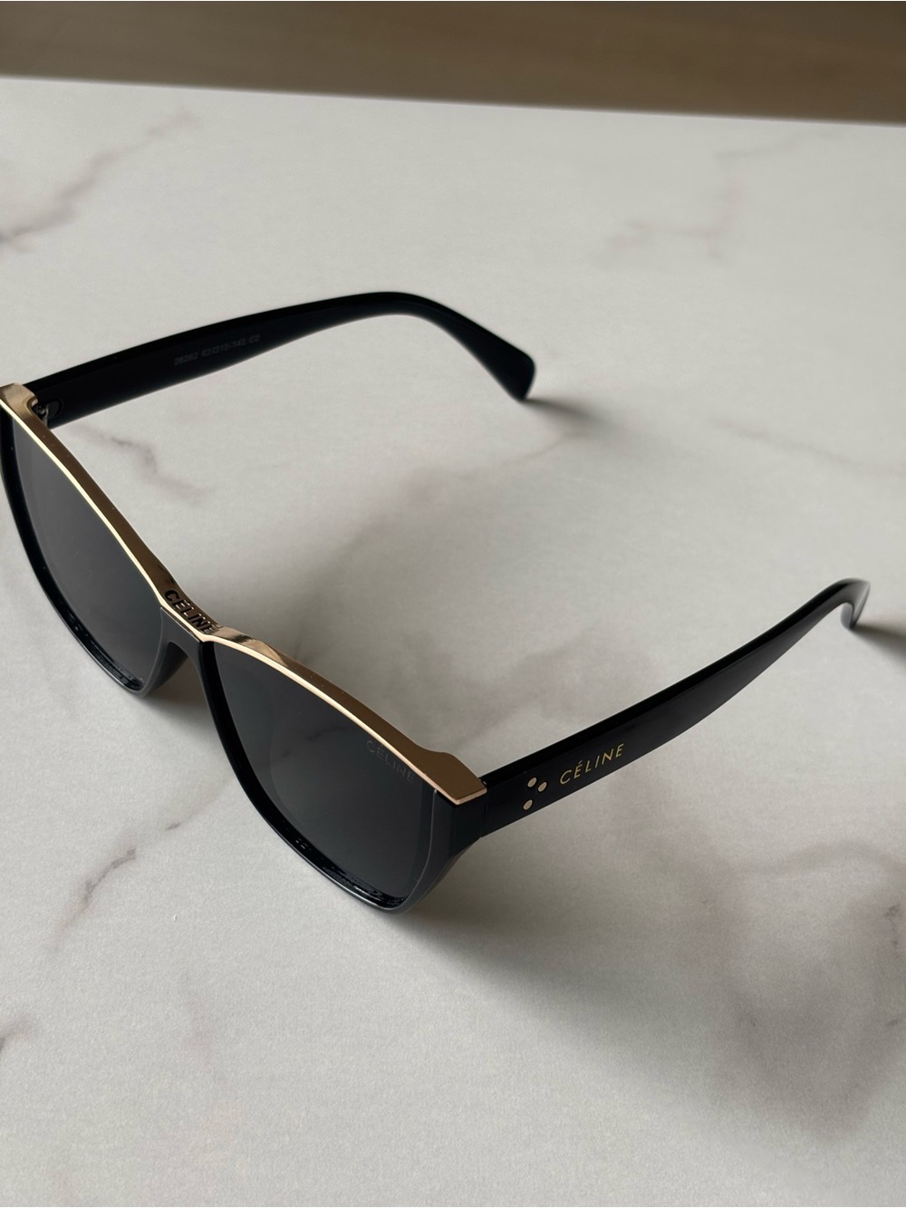 Black Cat-Eye Celine Sunglasses - Picture 9 of 9